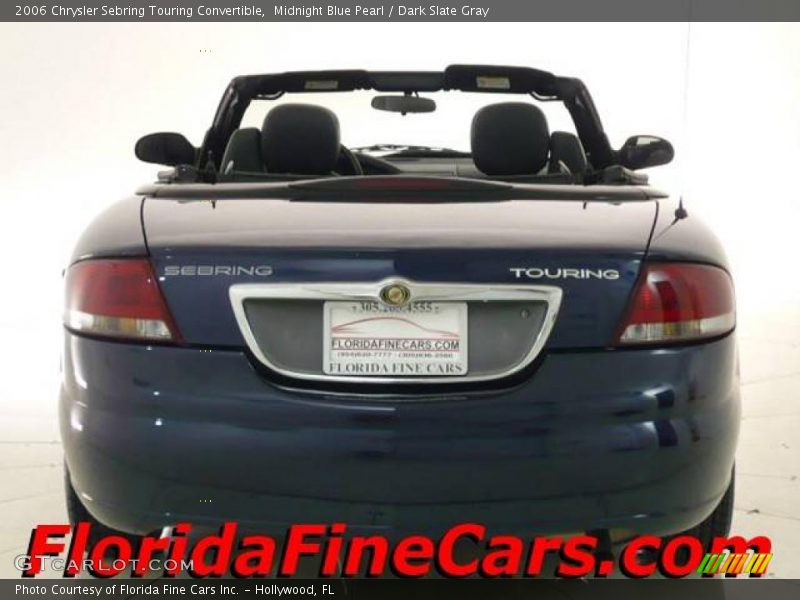 Midnight Blue Pearl / Dark Slate Gray 2006 Chrysler Sebring Touring Convertible