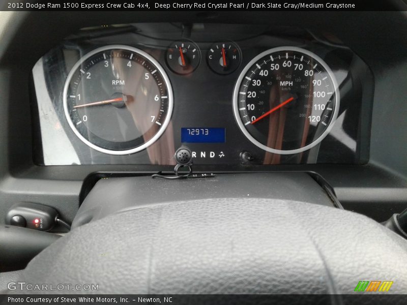 Deep Cherry Red Crystal Pearl / Dark Slate Gray/Medium Graystone 2012 Dodge Ram 1500 Express Crew Cab 4x4