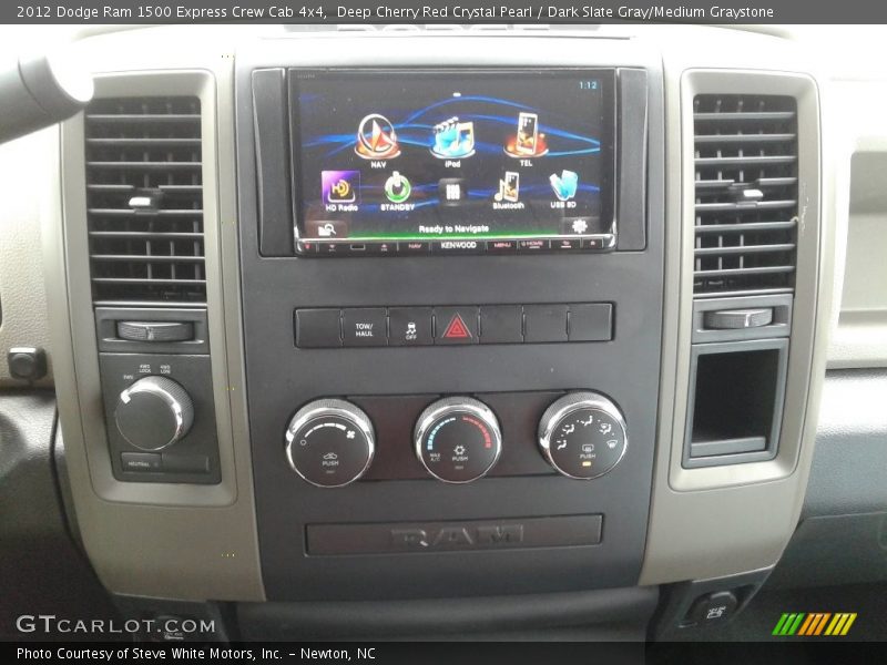 Deep Cherry Red Crystal Pearl / Dark Slate Gray/Medium Graystone 2012 Dodge Ram 1500 Express Crew Cab 4x4