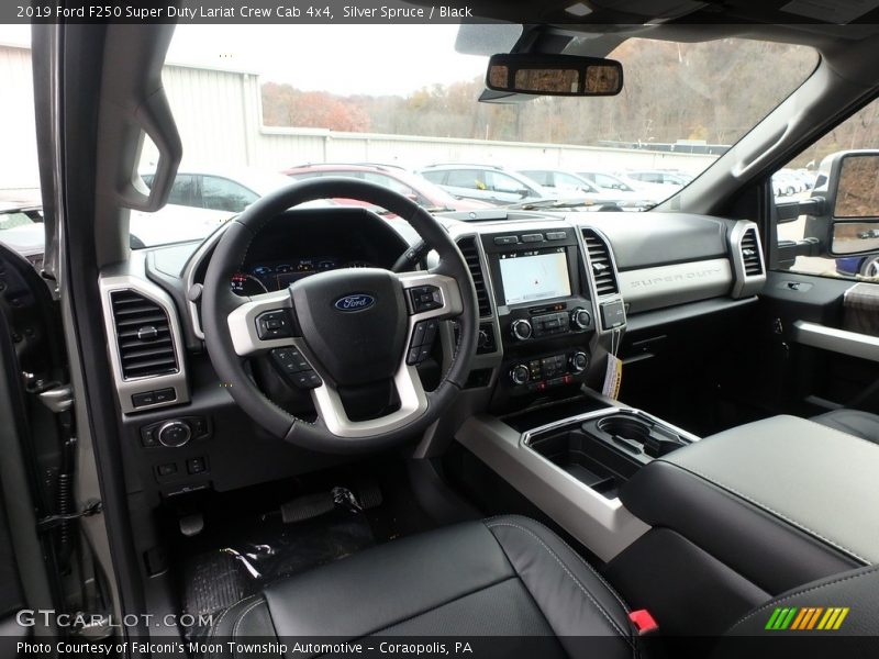  2019 F250 Super Duty Lariat Crew Cab 4x4 Black Interior