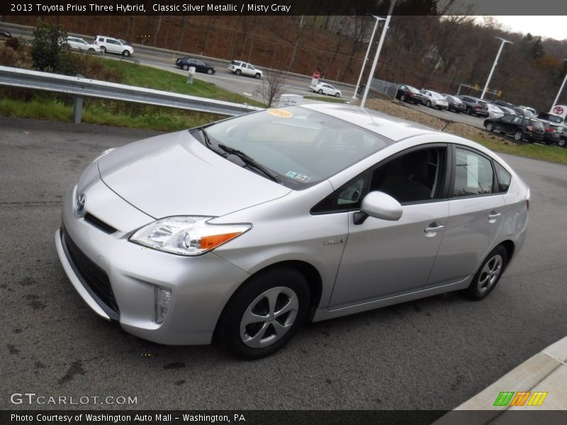 Classic Silver Metallic / Misty Gray 2013 Toyota Prius Three Hybrid