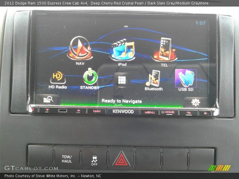 Deep Cherry Red Crystal Pearl / Dark Slate Gray/Medium Graystone 2012 Dodge Ram 1500 Express Crew Cab 4x4
