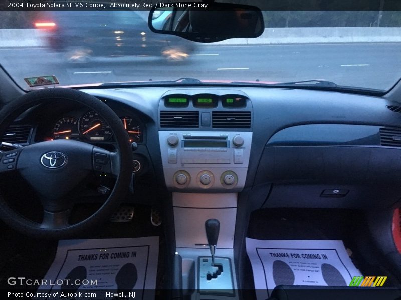 Absolutely Red / Dark Stone Gray 2004 Toyota Solara SE V6 Coupe