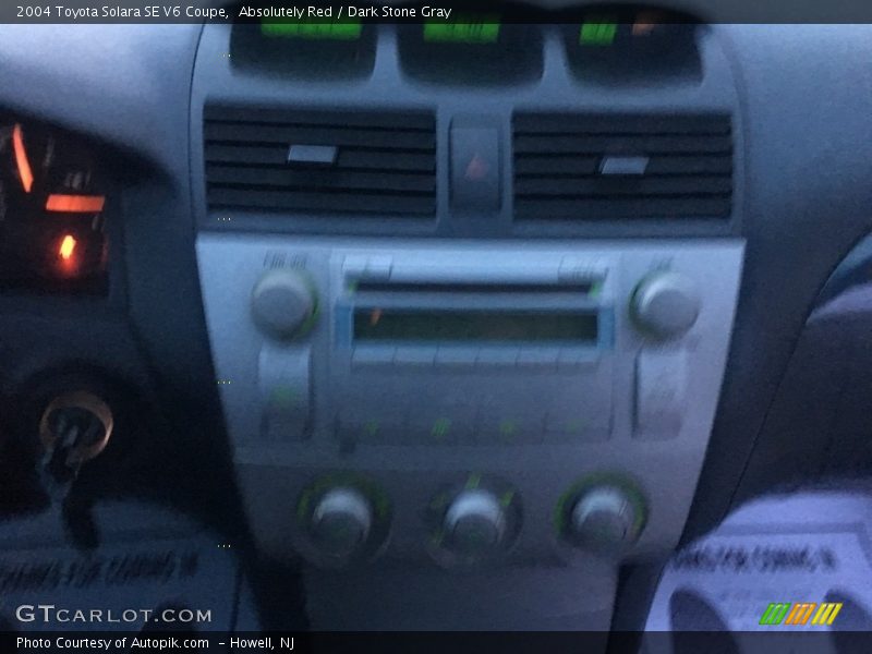 Absolutely Red / Dark Stone Gray 2004 Toyota Solara SE V6 Coupe