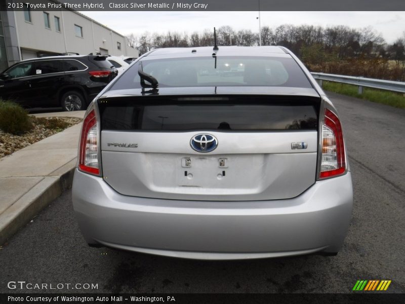 Classic Silver Metallic / Misty Gray 2013 Toyota Prius Three Hybrid
