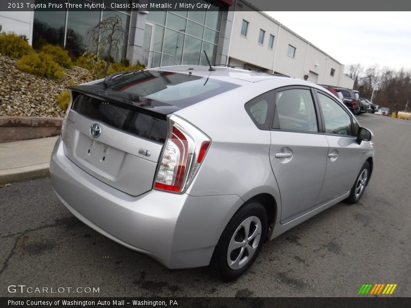 Classic Silver Metallic / Misty Gray 2013 Toyota Prius Three Hybrid