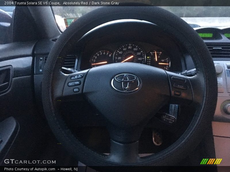 Absolutely Red / Dark Stone Gray 2004 Toyota Solara SE V6 Coupe