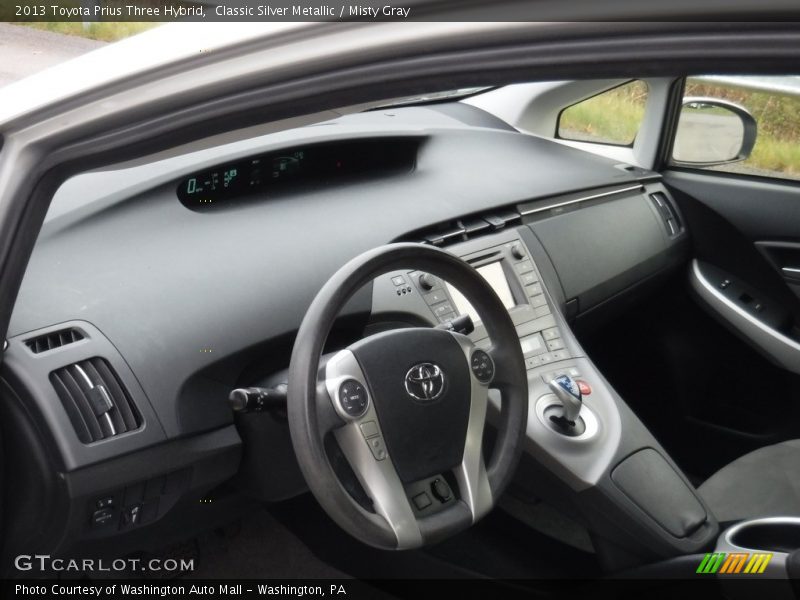Classic Silver Metallic / Misty Gray 2013 Toyota Prius Three Hybrid