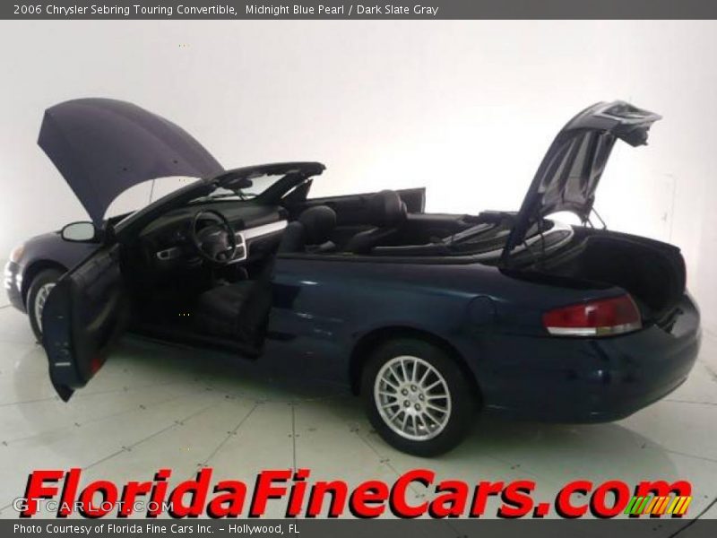 Midnight Blue Pearl / Dark Slate Gray 2006 Chrysler Sebring Touring Convertible