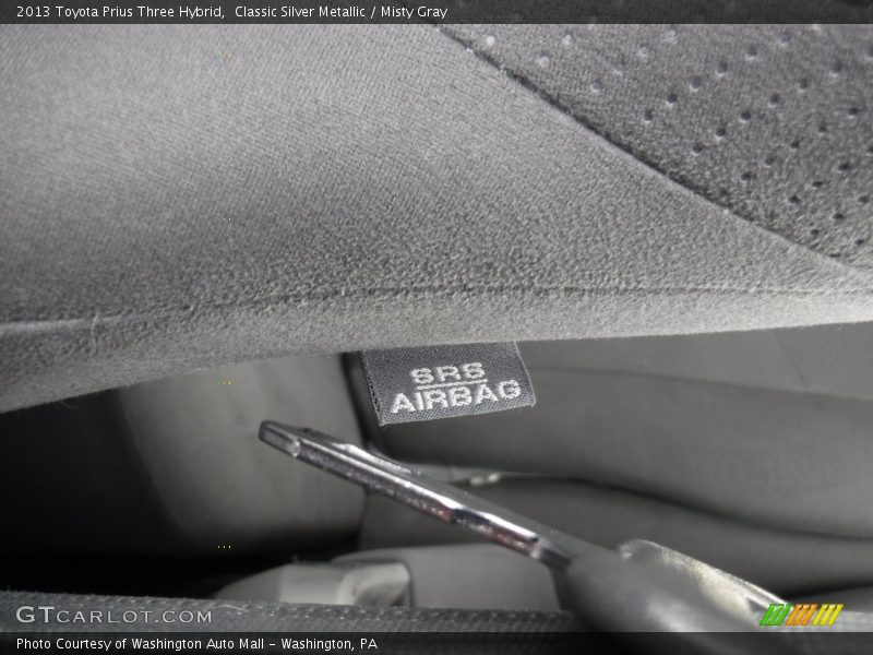 Classic Silver Metallic / Misty Gray 2013 Toyota Prius Three Hybrid