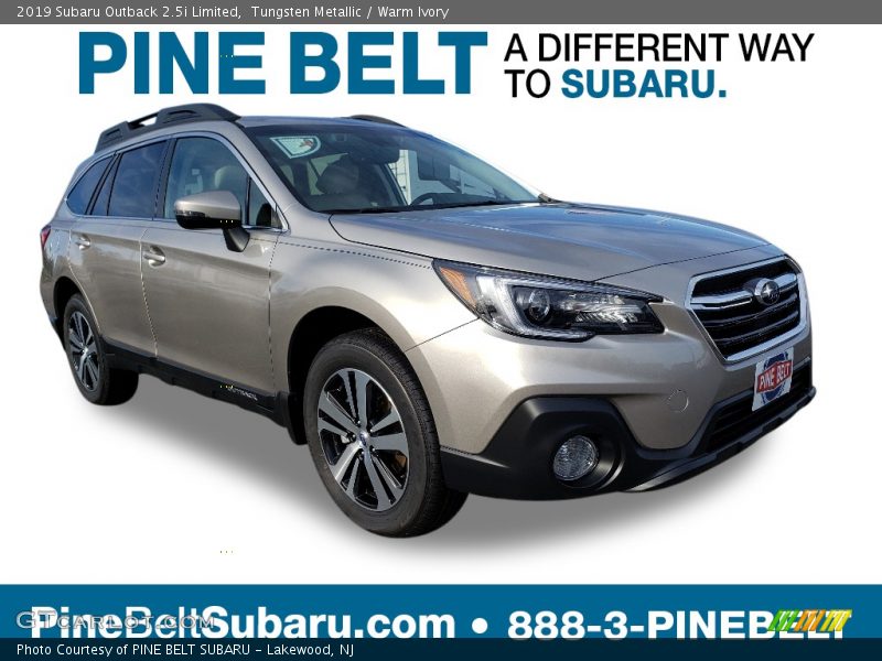 Tungsten Metallic / Warm Ivory 2019 Subaru Outback 2.5i Limited