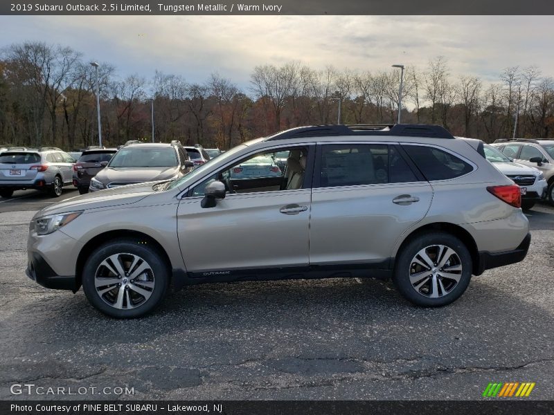 Tungsten Metallic / Warm Ivory 2019 Subaru Outback 2.5i Limited