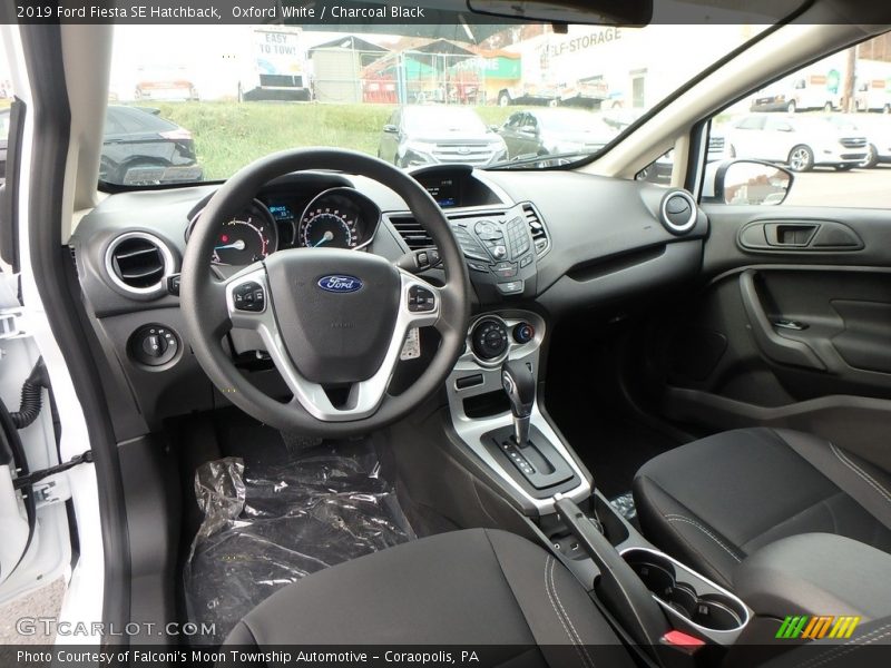  2019 Fiesta SE Hatchback Charcoal Black Interior