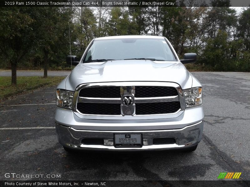 Bright Silver Metallic / Black/Diesel Gray 2019 Ram 1500 Classic Tradesman Quad Cab 4x4