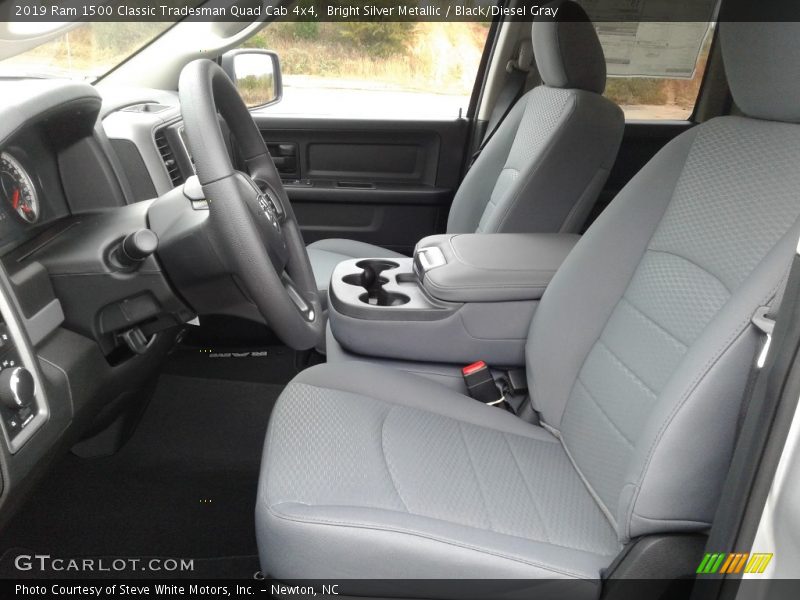 Bright Silver Metallic / Black/Diesel Gray 2019 Ram 1500 Classic Tradesman Quad Cab 4x4