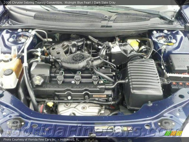 Midnight Blue Pearl / Dark Slate Gray 2006 Chrysler Sebring Touring Convertible