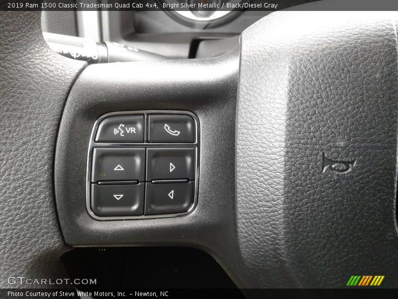 Bright Silver Metallic / Black/Diesel Gray 2019 Ram 1500 Classic Tradesman Quad Cab 4x4