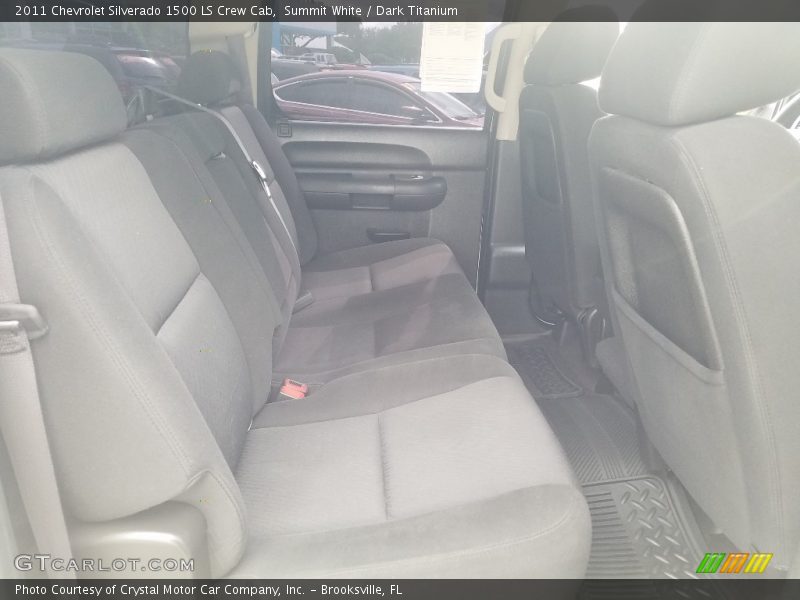 Summit White / Dark Titanium 2011 Chevrolet Silverado 1500 LS Crew Cab