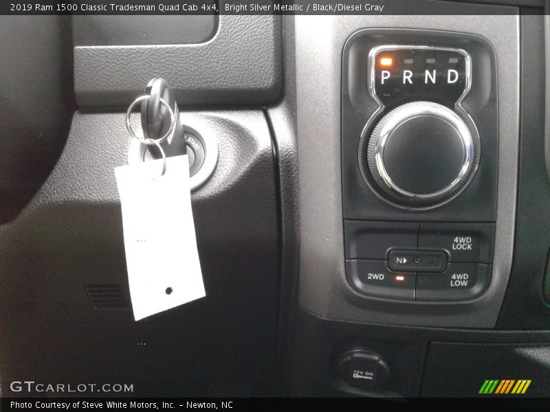Bright Silver Metallic / Black/Diesel Gray 2019 Ram 1500 Classic Tradesman Quad Cab 4x4
