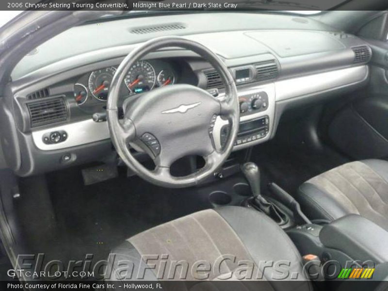 Midnight Blue Pearl / Dark Slate Gray 2006 Chrysler Sebring Touring Convertible