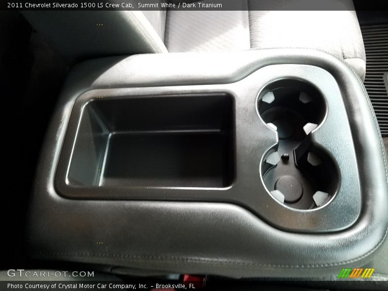 Summit White / Dark Titanium 2011 Chevrolet Silverado 1500 LS Crew Cab