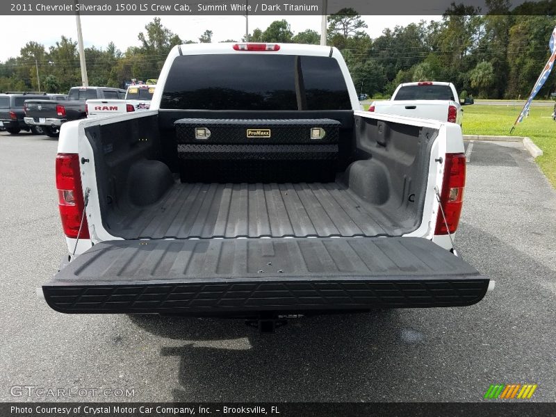 Summit White / Dark Titanium 2011 Chevrolet Silverado 1500 LS Crew Cab