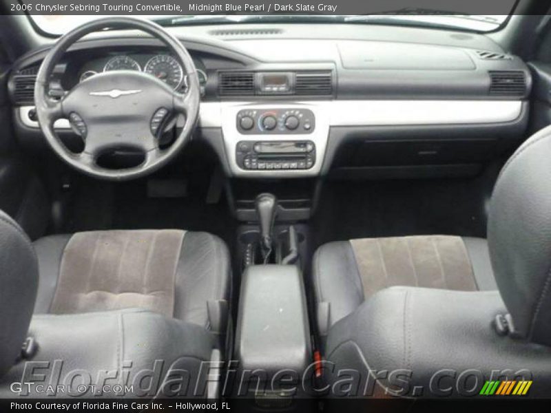 Midnight Blue Pearl / Dark Slate Gray 2006 Chrysler Sebring Touring Convertible