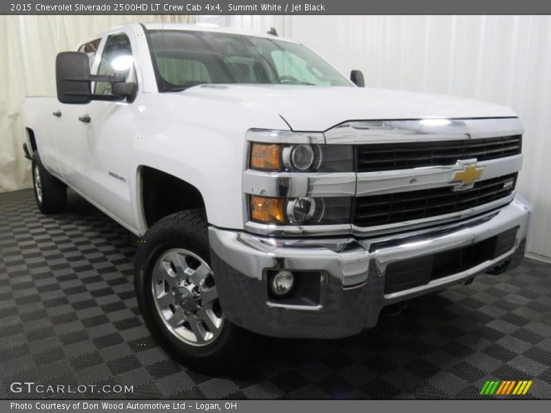 Summit White / Jet Black 2015 Chevrolet Silverado 2500HD LT Crew Cab 4x4