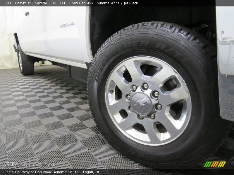 Summit White / Jet Black 2015 Chevrolet Silverado 2500HD LT Crew Cab 4x4