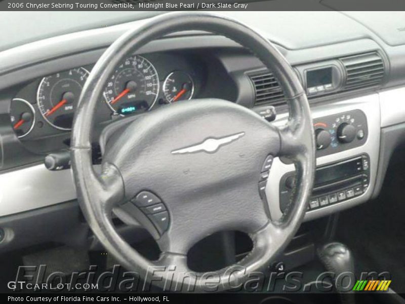 Midnight Blue Pearl / Dark Slate Gray 2006 Chrysler Sebring Touring Convertible