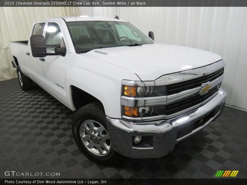 Summit White / Jet Black 2015 Chevrolet Silverado 2500HD LT Crew Cab 4x4