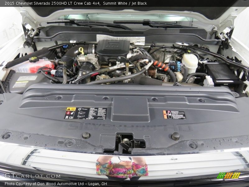 Summit White / Jet Black 2015 Chevrolet Silverado 2500HD LT Crew Cab 4x4
