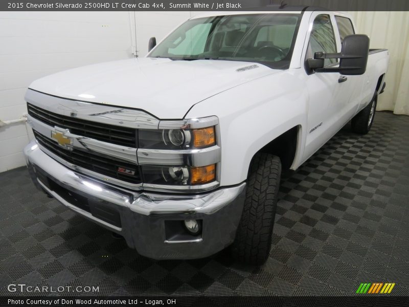 Summit White / Jet Black 2015 Chevrolet Silverado 2500HD LT Crew Cab 4x4