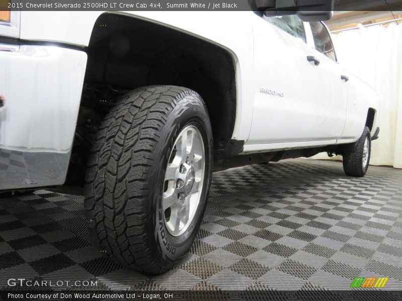 Summit White / Jet Black 2015 Chevrolet Silverado 2500HD LT Crew Cab 4x4