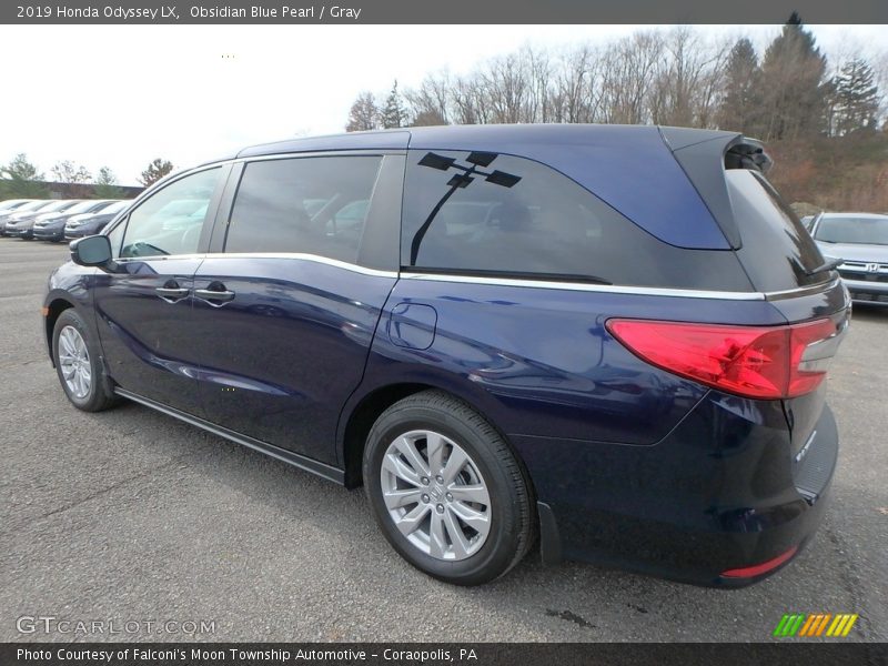 Obsidian Blue Pearl / Gray 2019 Honda Odyssey LX