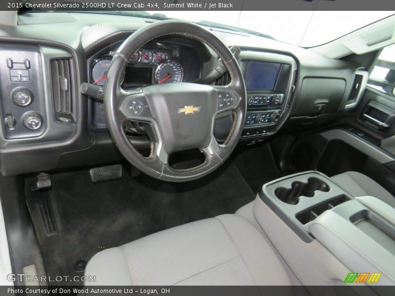Summit White / Jet Black 2015 Chevrolet Silverado 2500HD LT Crew Cab 4x4