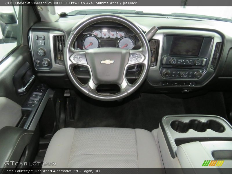 Summit White / Jet Black 2015 Chevrolet Silverado 2500HD LT Crew Cab 4x4