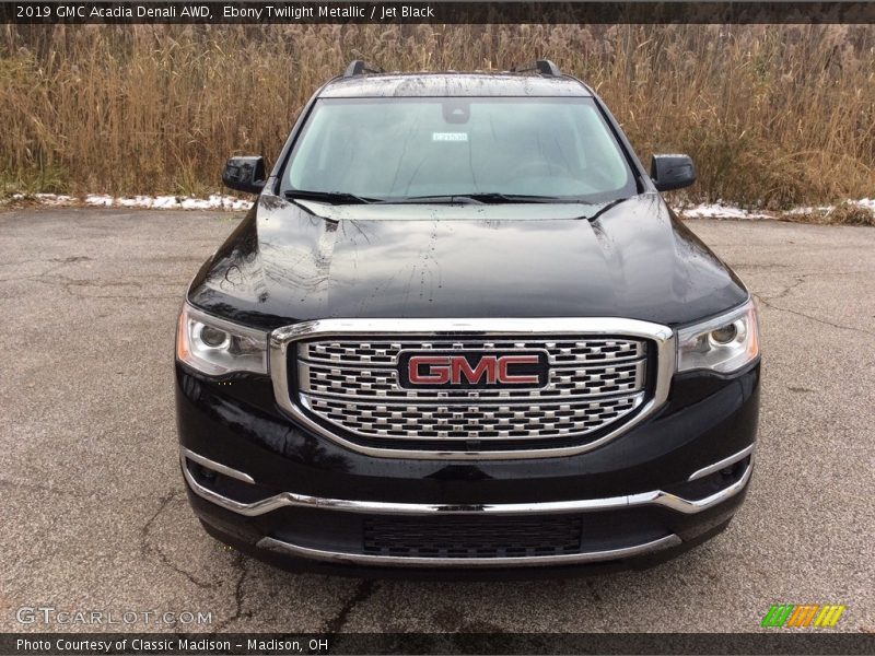 Ebony Twilight Metallic / Jet Black 2019 GMC Acadia Denali AWD