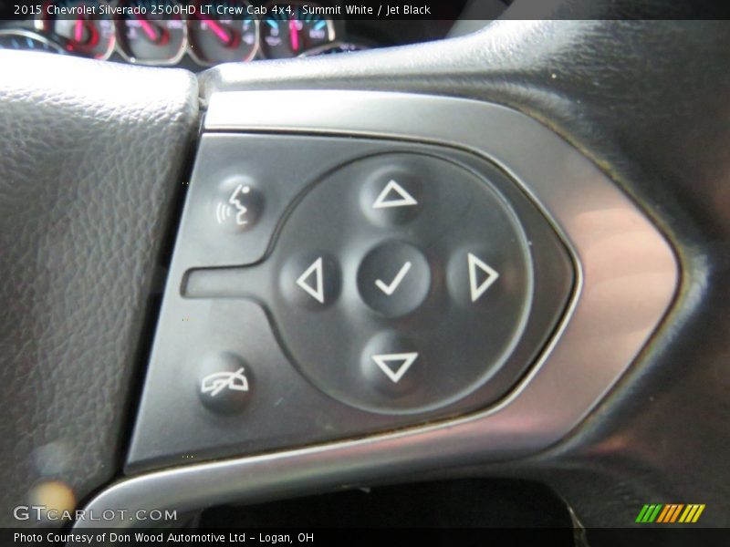 Summit White / Jet Black 2015 Chevrolet Silverado 2500HD LT Crew Cab 4x4
