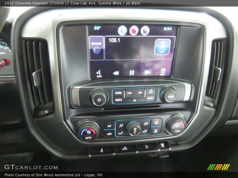 Summit White / Jet Black 2015 Chevrolet Silverado 2500HD LT Crew Cab 4x4