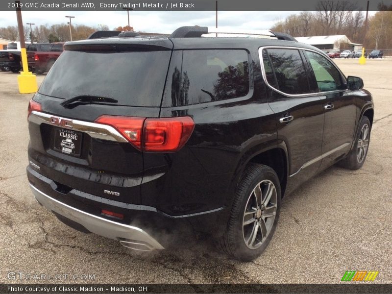 Ebony Twilight Metallic / Jet Black 2019 GMC Acadia Denali AWD
