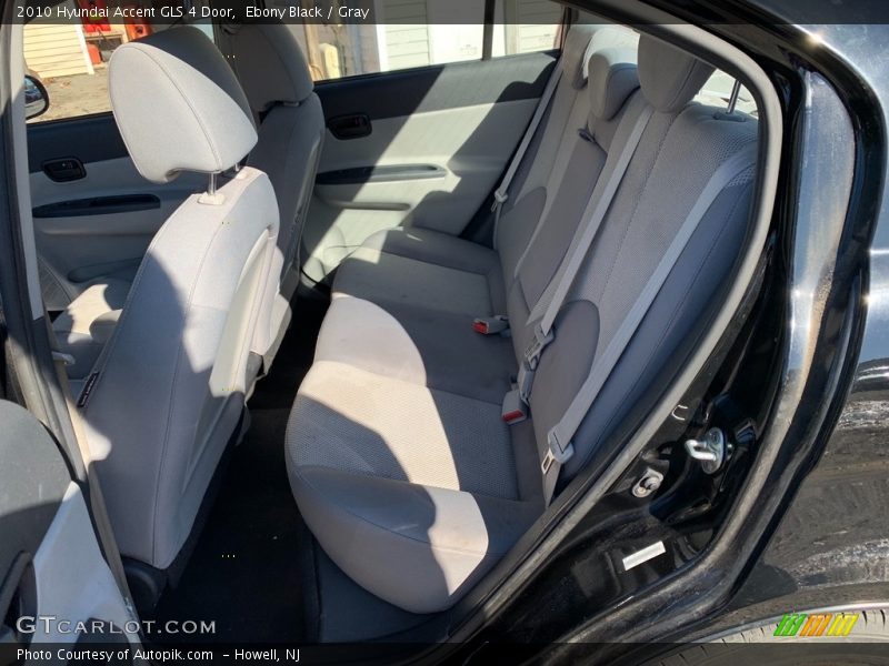 Ebony Black / Gray 2010 Hyundai Accent GLS 4 Door
