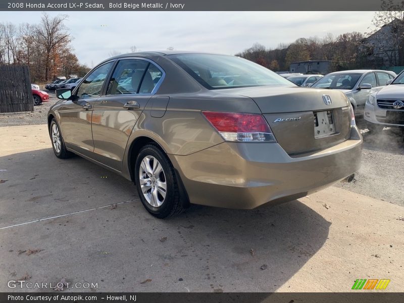 Bold Beige Metallic / Ivory 2008 Honda Accord LX-P Sedan