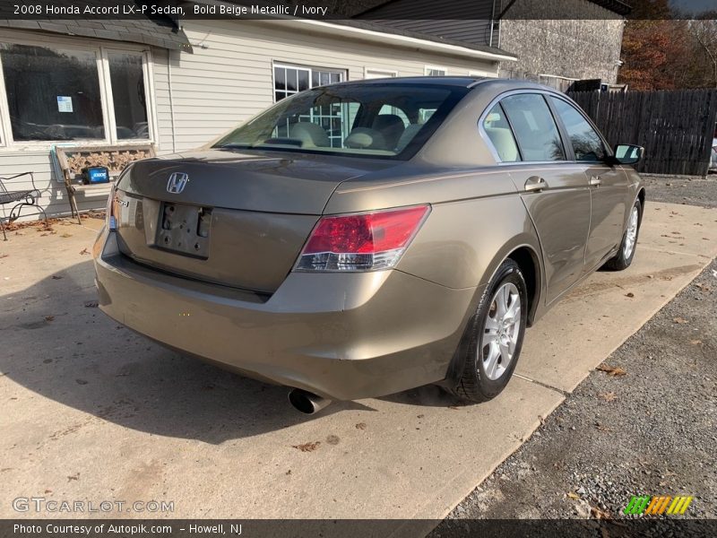 Bold Beige Metallic / Ivory 2008 Honda Accord LX-P Sedan