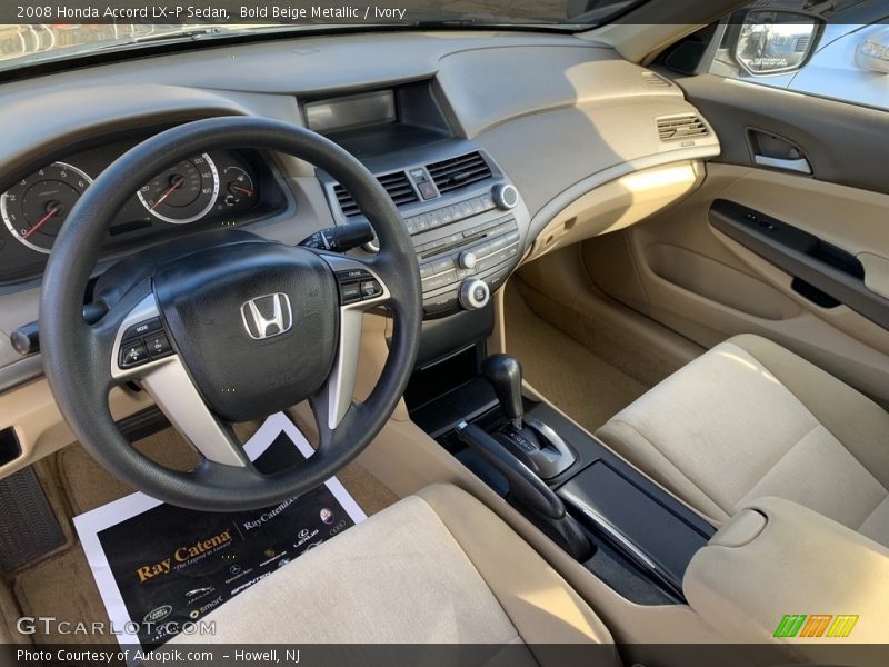 Bold Beige Metallic / Ivory 2008 Honda Accord LX-P Sedan