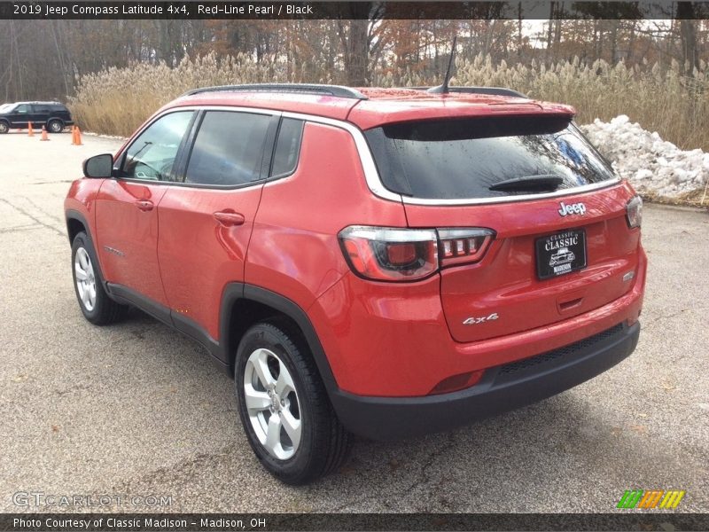 Red-Line Pearl / Black 2019 Jeep Compass Latitude 4x4