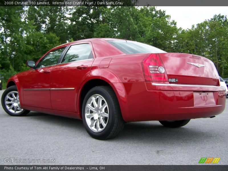 Inferno Red Crystal Pearl / Dark Slate Gray 2008 Chrysler 300 Limited