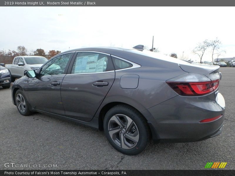 Modern Steel Metallic / Black 2019 Honda Insight LX