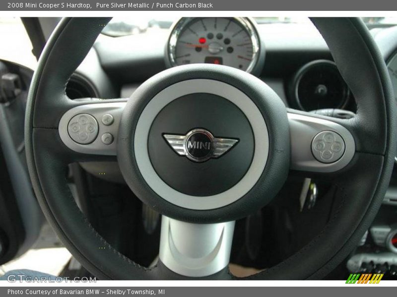Pure Silver Metallic / Punch Carbon Black 2008 Mini Cooper S Hardtop