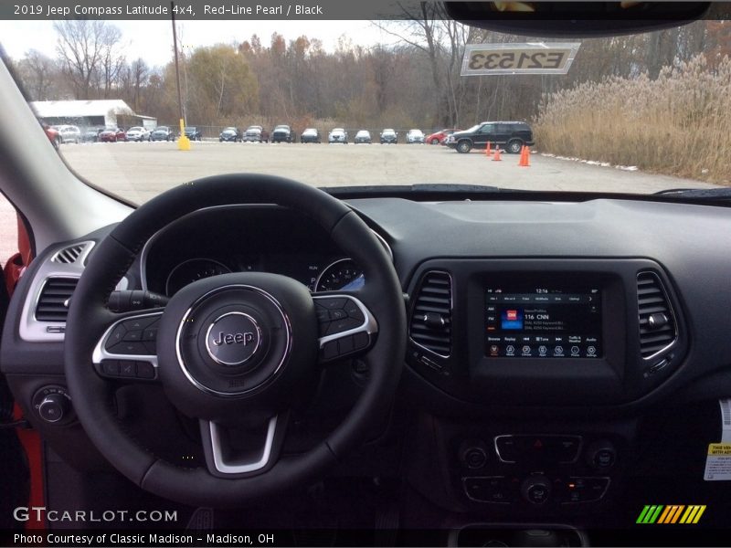 Red-Line Pearl / Black 2019 Jeep Compass Latitude 4x4